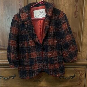 Tabitha Anthropologie Multicolor Wool Jacket